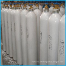 Réservoir de gaz sans couture à haute pression d&#39;oxygène de l&#39;acier 40L (ISO9809-3)